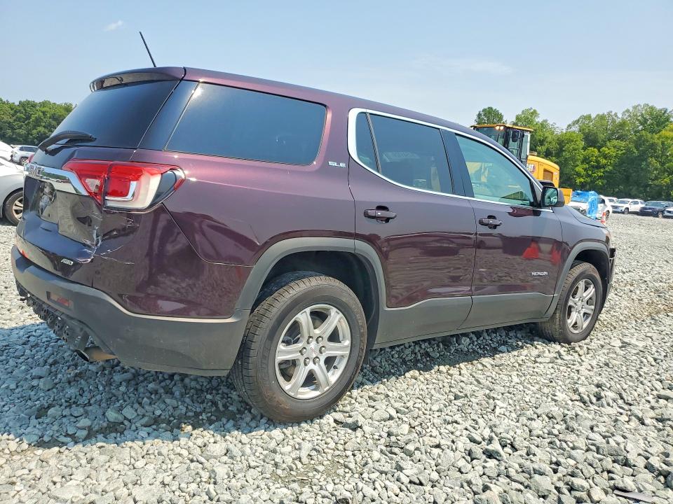 64541126 :رقم المزاد ، 1GKKNKLA8JZ163183 vin ، 2018 Gmc Acadia مزاد بيع