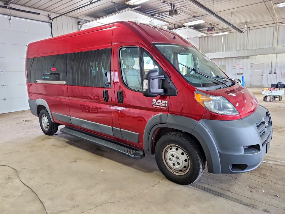 63936006 :رقم المزاد ، 3C7WRVPG4JE129922 vin ، 2018 Ram Promaster 2500 مزاد بيع