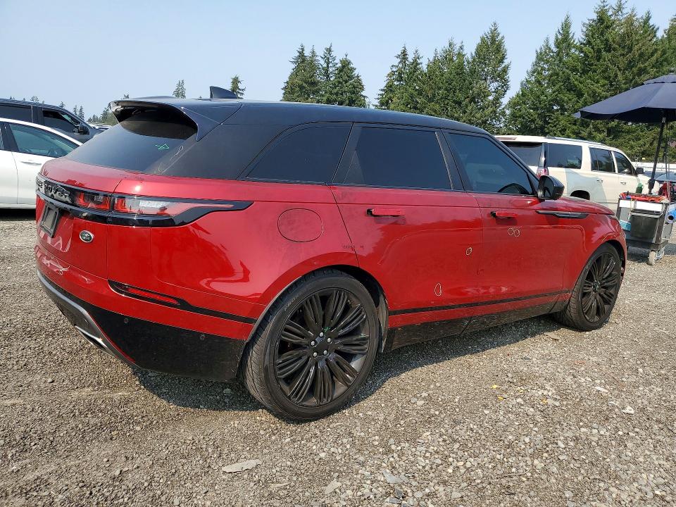 2018 Land Rover Range Rover Velar მანქანა იყიდება აუქციონზე, vin: SALYM2RV9JA738854, აუქციონის ნომერი: 65134336