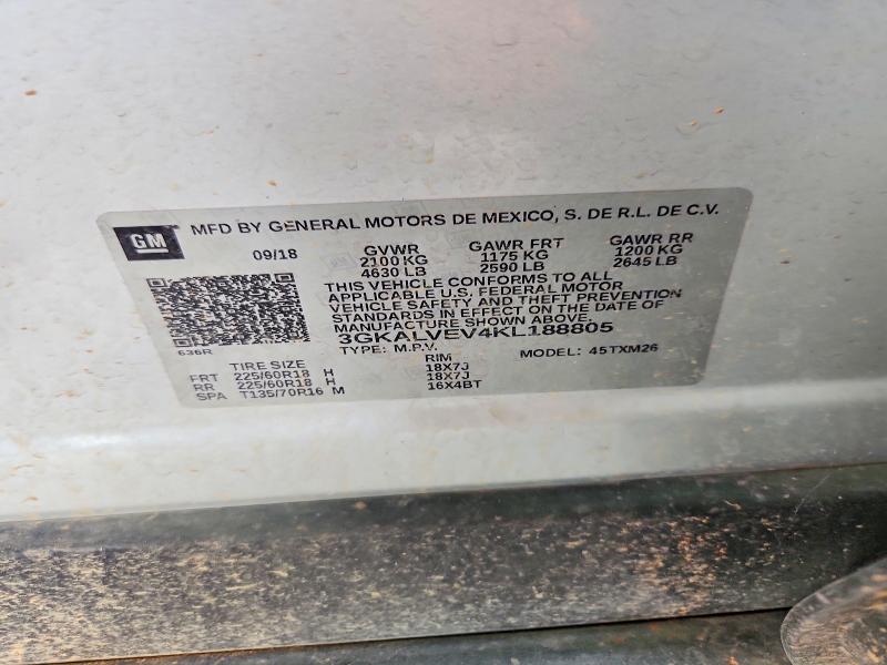 Aukcja sprzedaży 2019 Gmc Terrain, vin: 3GKALVEV4KL188805, numer aukcji: 63597656