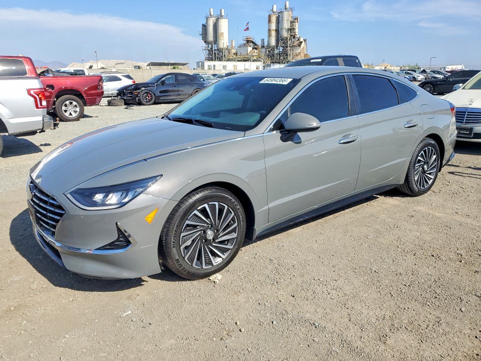 2021 Hyundai Sonata Hybrid მანქანა იყიდება აუქციონზე, vin: KMHL34JJ6MA027993, აუქციონის ნომერი: 64984366