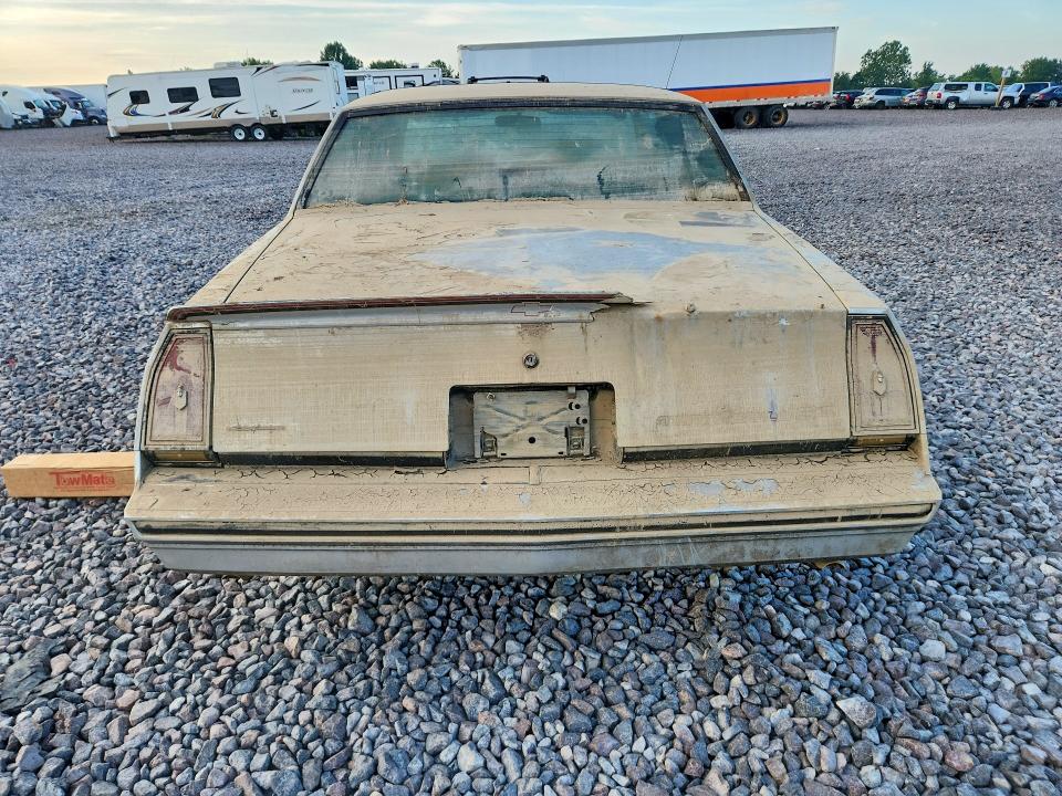 66917526 :رقم المزاد ، 1G1GZ37G4GR159885 vin ، 1986 Chevrolet Monte Carlo مزاد بيع