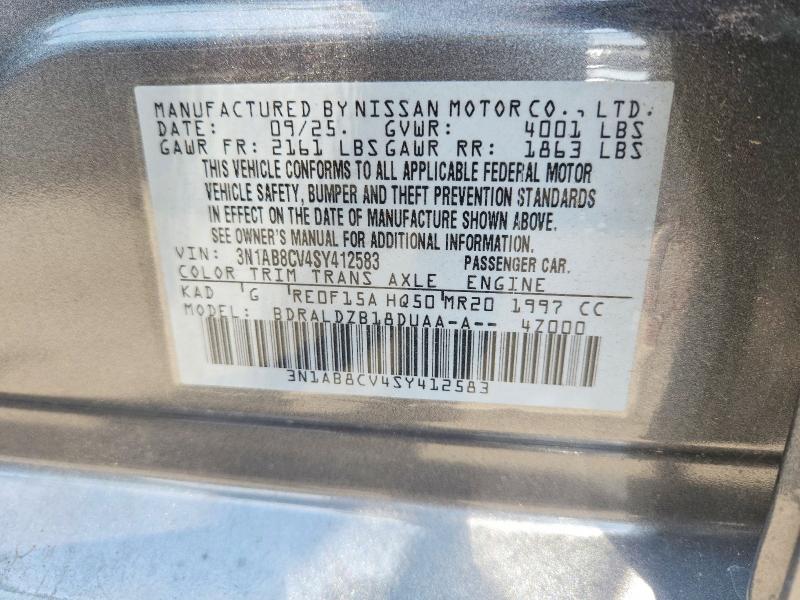 65272916 :رقم المزاد ، 3N1AB8CV4SY412583 vin ، 2025 Nissan Sentra مزاد بيع
