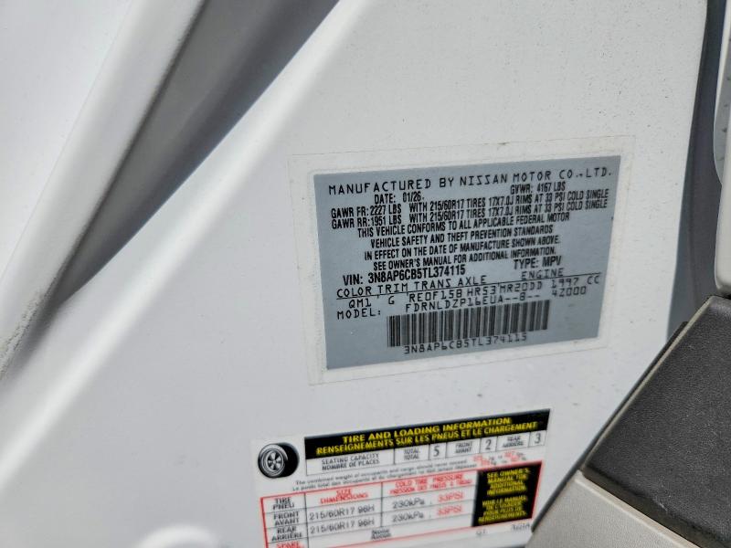 Продажа на аукционе авто 2026 Nissan Kicks, vin: 3N8AP6CB5TL374115, номер лота: 63424096