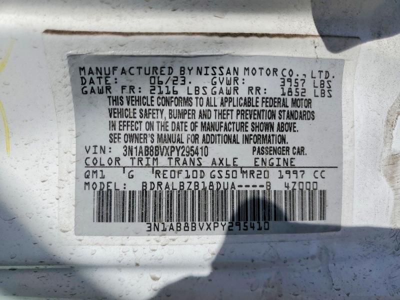 Aukcja sprzedaży 2023 Nissan Sentra, vin: 3N1AB8BVXPY295410, numer aukcji: 66433906
