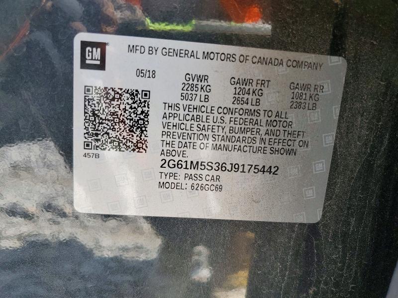 Продаж на аукціоні авто 2018 Cadillac Xts, vin: 2G61M5S36J9175442, номер лоту: 65862286