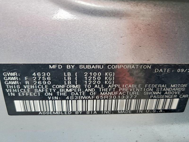 Продажа на аукционе авто 2024 Subaru Legacy, vin: 4S3BWAF65R3013377, номер лота: 65538496