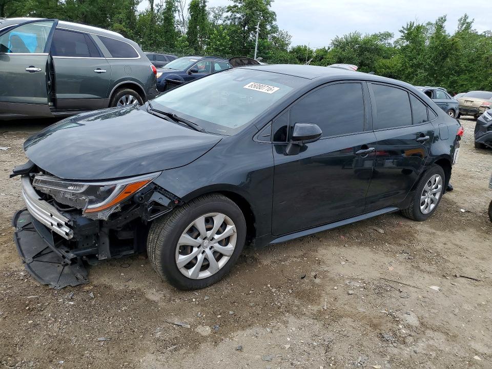 65080716 :رقم المزاد ، JTDEPMAE8NJ200287 vin ، 2022 Toyota Corolla مزاد بيع