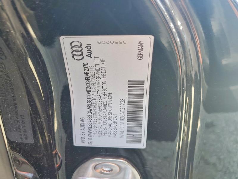 2011 Audi A5 მანქანა იყიდება აუქციონზე, vin: WAUCFAFR2BA021238, აუქციონის ნომერი: 64012196