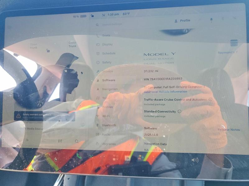 Aukcja sprzedaży 2024 Tesla Model Y, vin: 7SAYGDEE1RA229893, numer aukcji: 66871386