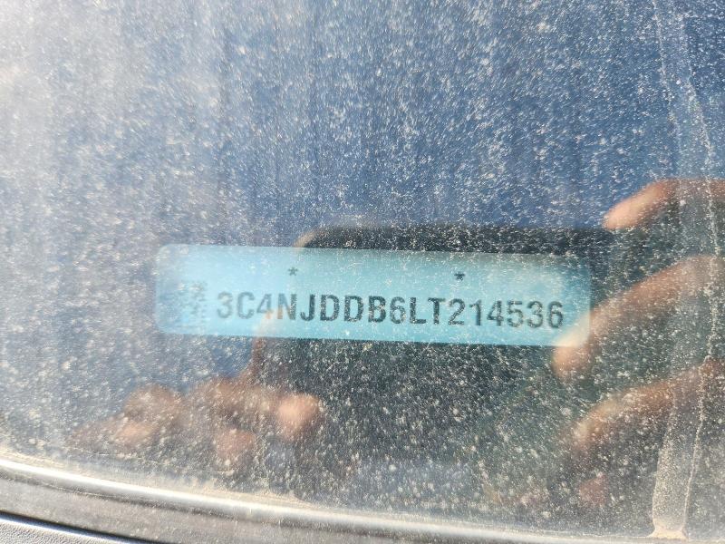 Продаж на аукціоні авто 2020 Jeep Compass, vin: 3C4NJDDB6LT214536, номер лоту: 57860266