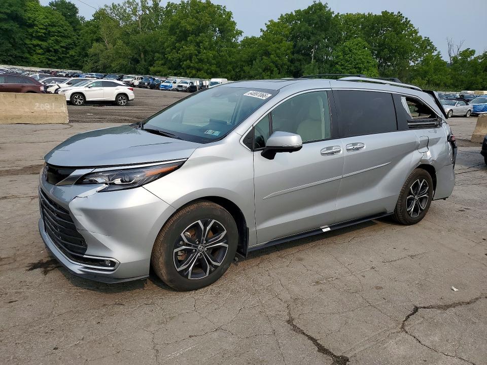 64897066 :رقم المزاد ، 5TDESKFC5SS167855 vin ، 2025 Toyota Sienna مزاد بيع