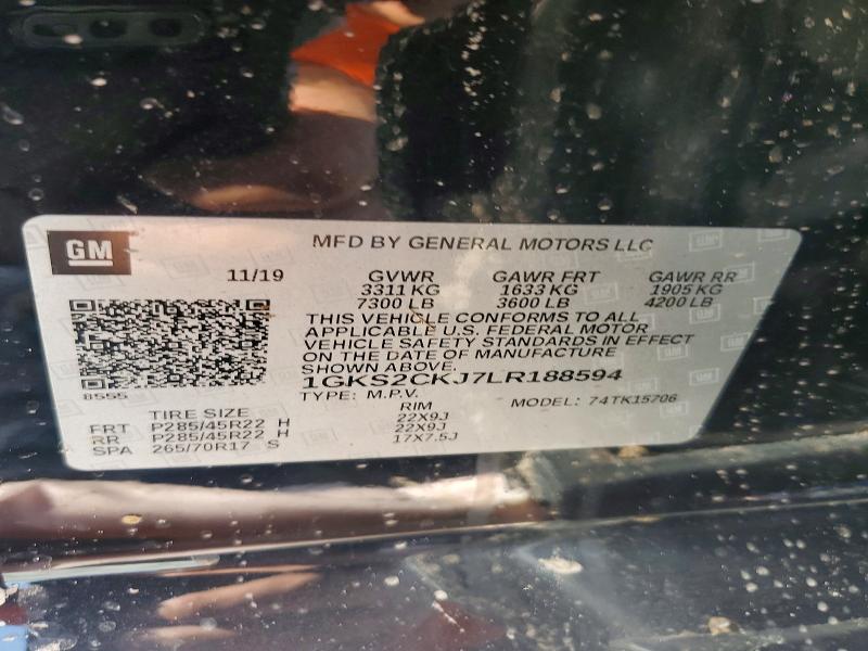 Продажа на аукционе авто 2020 Gmc Yukon, vin: 1GKS2CKJ7LR188594, номер лота: 65377136
