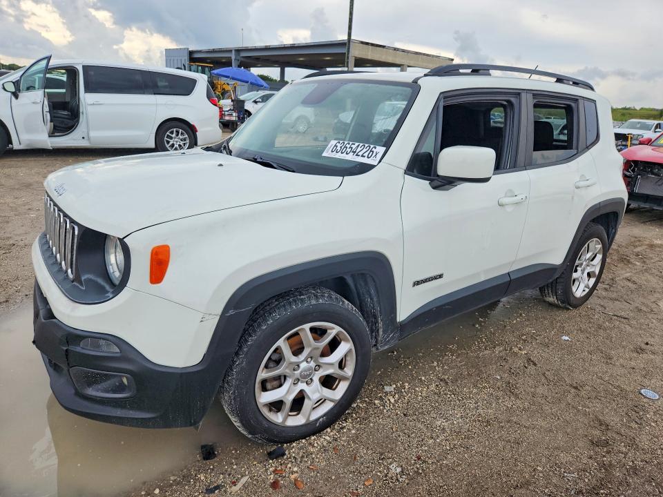 Продажа на аукционе авто 2017 Jeep Renegade, vin: ZACCJABB7HPG65739, номер лота: 63654226