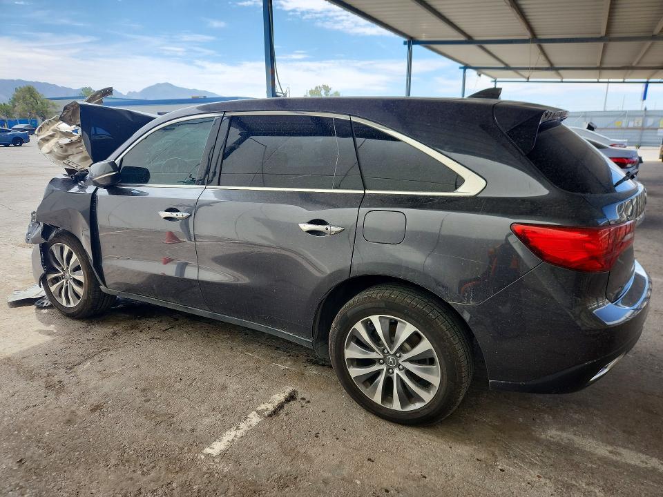 63765946 :رقم المزاد ، 5FRYD4H44GB046348 vin ، 2016 Acura Mdx مزاد بيع
