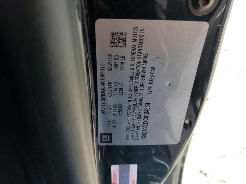 Продаж на аукціоні авто 2012 Cadillac Cts, vin: 1G6DA1E3XC0134559, номер лоту: 64720856