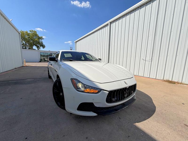 Продажа на аукционе авто 2015 Maserati Ghibli, vin: ZAM57XSAXF1148865, номер лота: 65774426