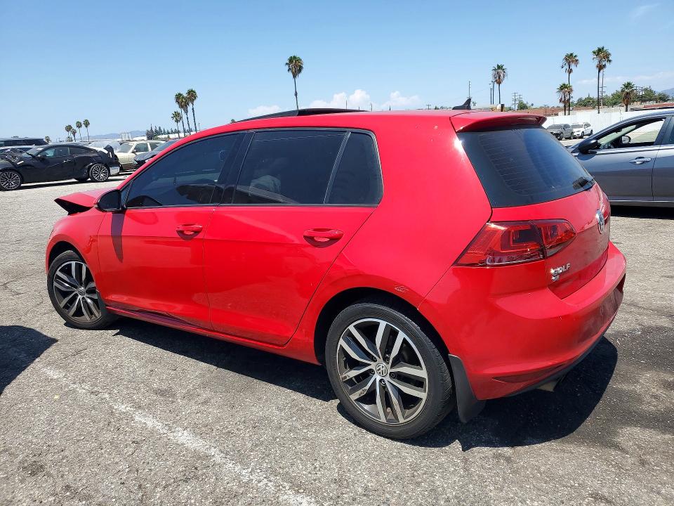 2016 Volkswagen Golf მანქანა იყიდება აუქციონზე, vin: 3VW217AU7GM010707, აუქციონის ნომერი: 64766666