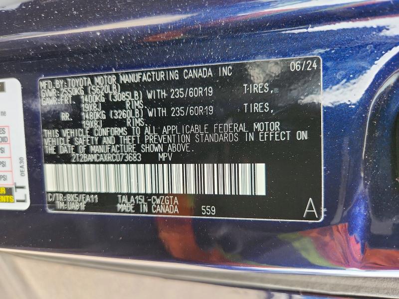 Aukcja sprzedaży 2024 Lexus Rx 350, vin: 2T2BAMCAXRC073683, numer aukcji: 64632916