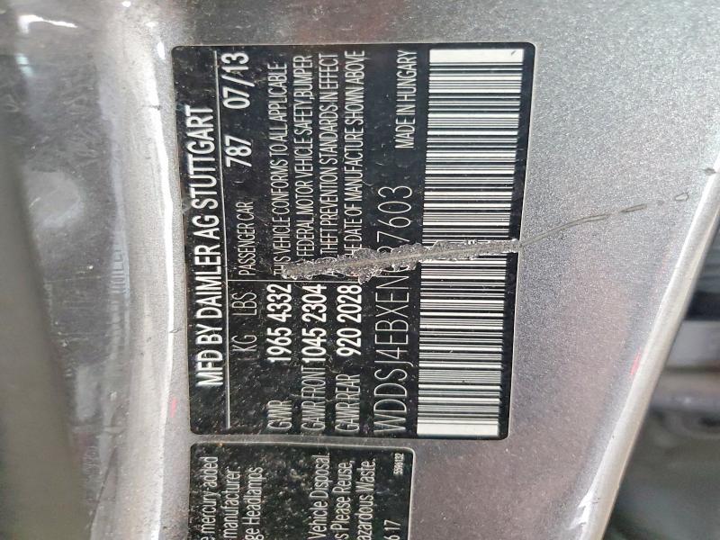 66773496 :رقم المزاد ، WDDSJ4EBXEN027603 vin ، 2014 Mercedes-benz Cla مزاد بيع