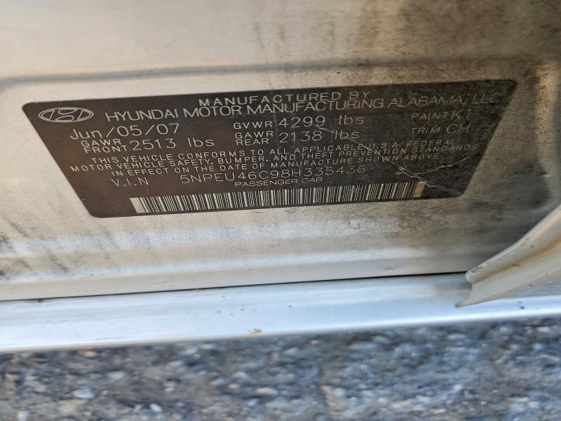 Продажа на аукционе авто 2008 Hyundai Sonata, vin: 5NPEU46C98H335436, номер лота: 63723446