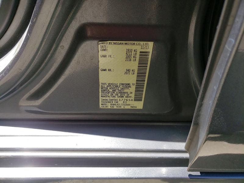 64974386 :رقم المزاد ، 1N4AL3AP2EC177654 vin ، 2014 Nissan Altima مزاد بيع