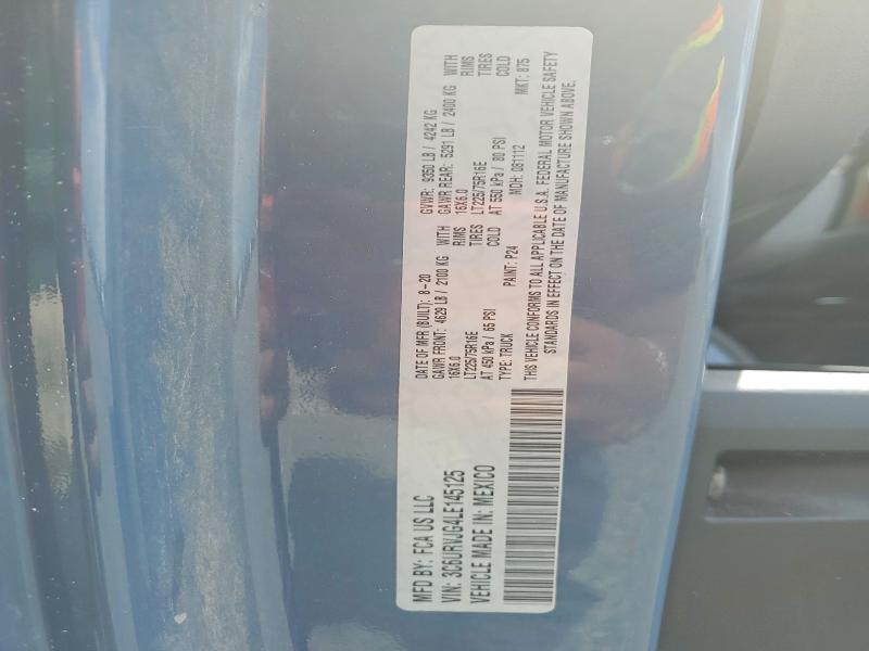 Продаж на аукціоні авто 2020 Ram Promaster 3500, vin: 3C6URVJG4LE145125, номер лоту: 66549166