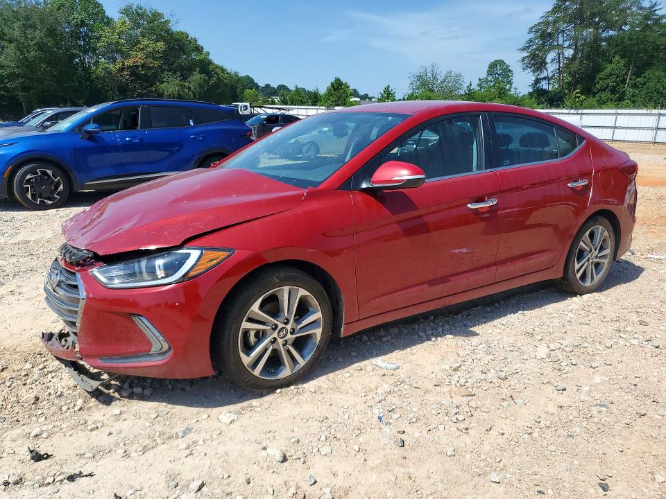 67927516 :رقم المزاد ، KMHD84LF0HU166178 vin ، 2017 Hyundai Elantra مزاد بيع