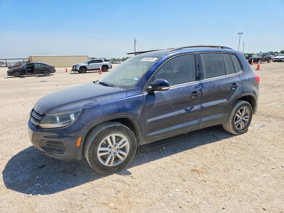 2016 Volkswagen Tiguan მანქანა იყიდება აუქციონზე, vin: WVGAV7AXXGW610078, აუქციონის ნომერი: 63884026
