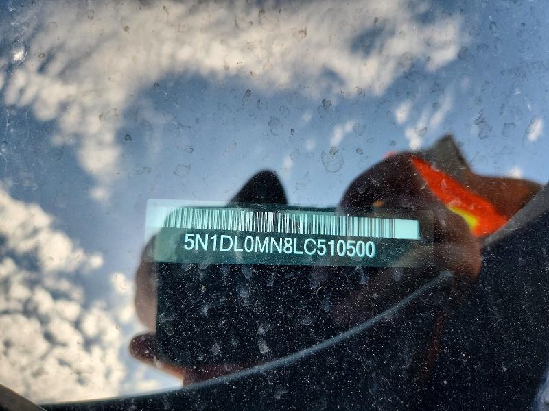 66017436 :رقم المزاد ، 5N1DL0MN8LC510500 vin ، 2020 Infiniti Qx60 مزاد بيع