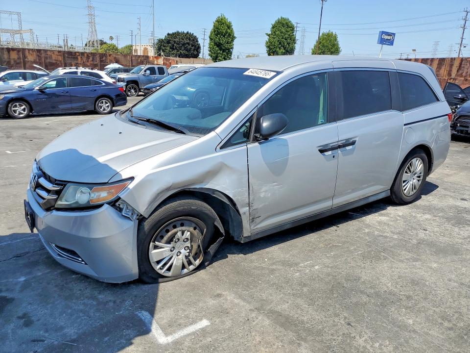 Auction sale of the 2015 Honda Odyssey, vin: 5FNRL5H22FB023646, lot number: 64845766
