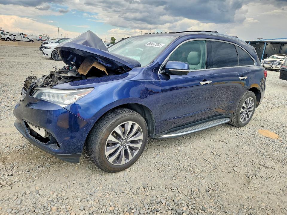 65457556 :رقم المزاد ، 5FRYD4H45EB004655 vin ، 2014 Acura Mdx مزاد بيع