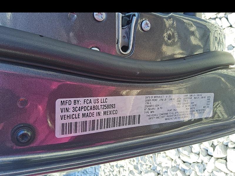 Продаж на аукціоні авто 2020 Dodge Journey, vin: 3C4PDCAB0LT258093, номер лоту: 64431176