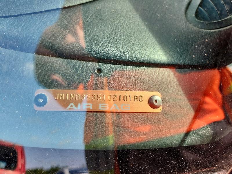 Aukcja sprzedaży 2001 Mazda Mx-5 Miata, vin: JM1NB353510210180, numer aukcji: 66321336