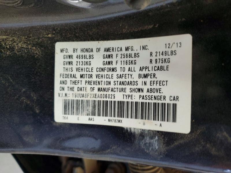 Продаж на аукціоні авто 2014 Acura Tl, vin: 19UUA8F2XEA006025, номер лоту: 65947926