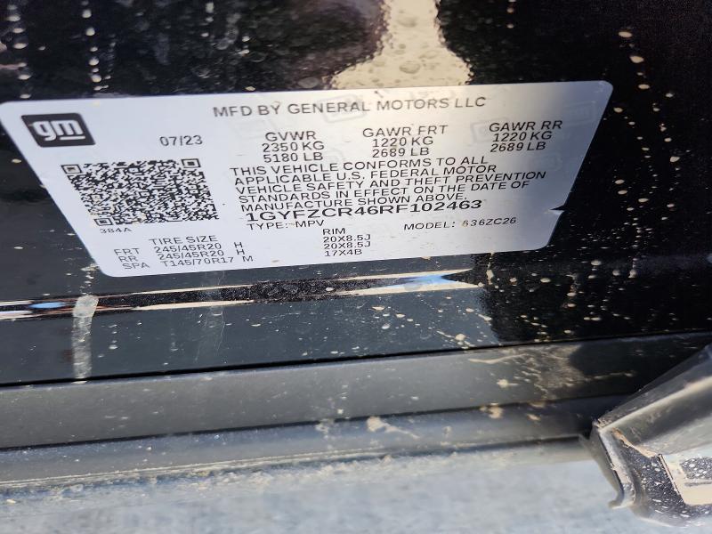 Aukcja sprzedaży 2024 Cadillac Xt4, vin: 1GYFZCR46RF102463, numer aukcji: 64832536