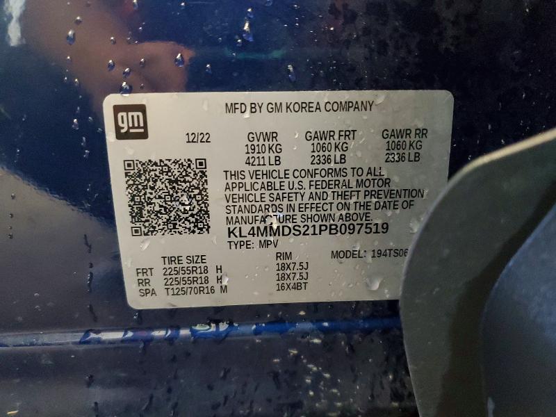 2023 Buick Encore Gx მანქანა იყიდება აუქციონზე, vin: KL4MMDS21PB097519, აუქციონის ნომერი: 66554686