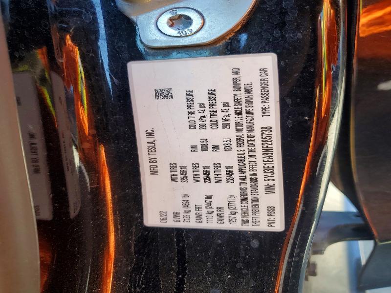 Продажа на аукционе авто 2022 Tesla Model 3, vin: 5YJ3E1EA8NF285738, номер лота: 66411876