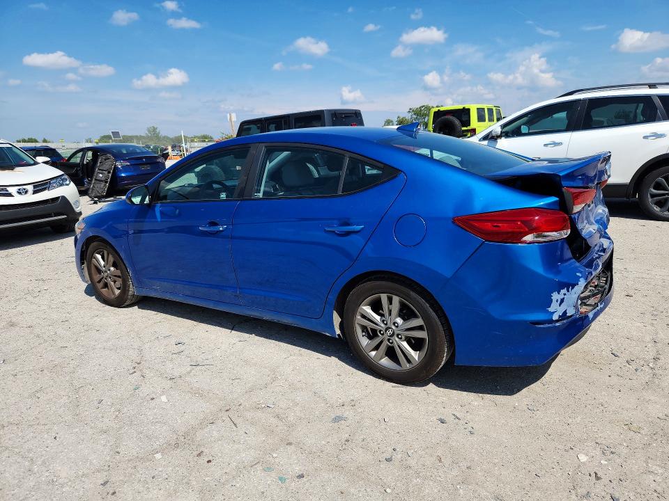 67107496 :رقم المزاد ، 5NPD84LF9JH391641 vin ، 2018 Hyundai Elantra مزاد بيع