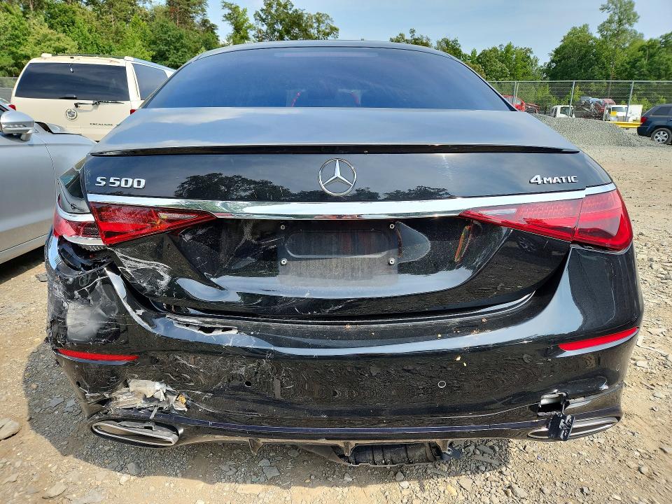 2022 Mercedes-benz S მანქანა იყიდება აუქციონზე, vin: W1K6G6DB8NA147372, აუქციონის ნომერი: 64988656