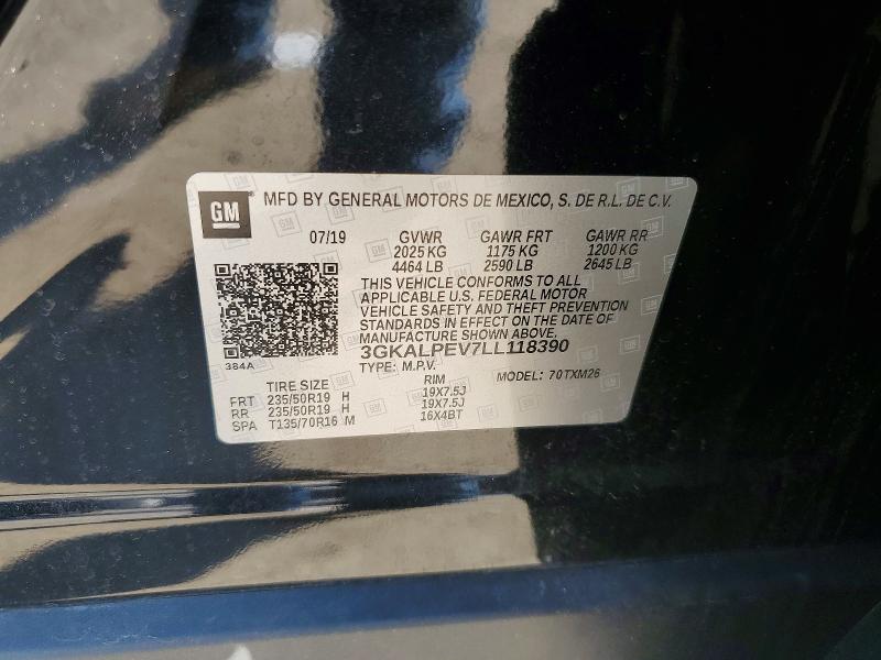 2020 Gmc Terrain მანქანა იყიდება აუქციონზე, vin: 3GKALPEV7LL118390, აუქციონის ნომერი: 66298056