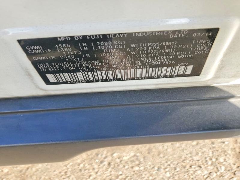 Aukcja sprzedaży 2014 Subaru Outback, vin: 4S4BRBAC5E3296105, numer aukcji: 66738916
