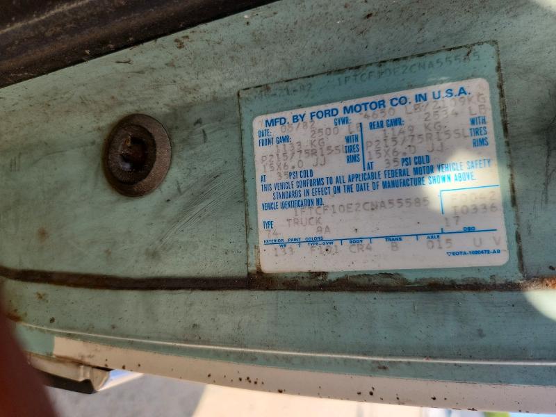 Продажа на аукционе авто 1982 Ford F100, vin: 1FTCF10E2CNA55585, номер лота: 63907346