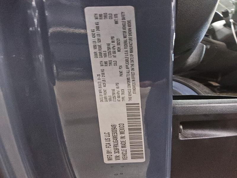 Aukcja sprzedaży 2021 Ram Promaster 3500, vin: 3C6FRVJG4ME500949, numer aukcji: 62543476