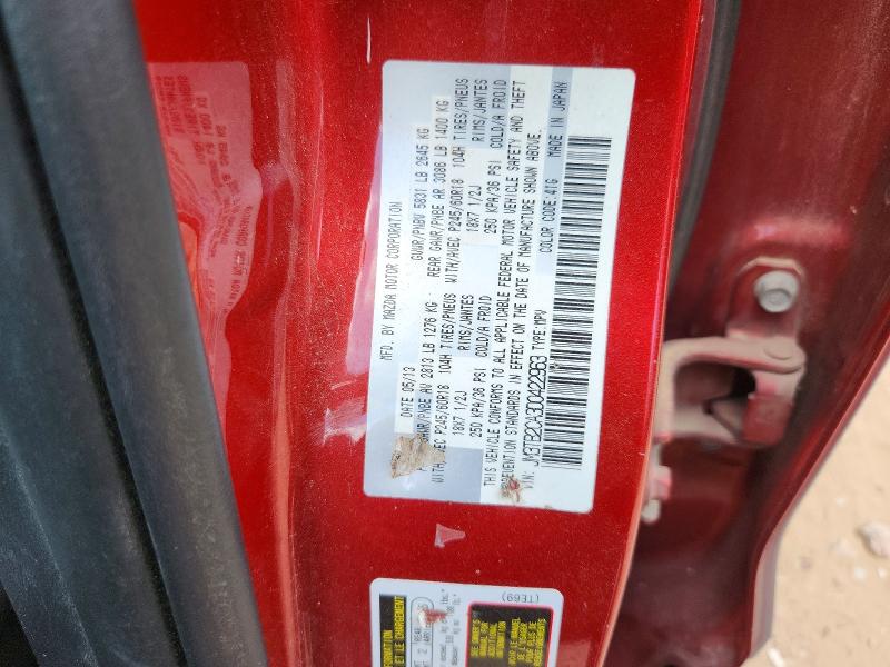 Aukcja sprzedaży 2013 Mazda Cx-9, vin: JM3TB2CA3D0422963, numer aukcji: 65185086