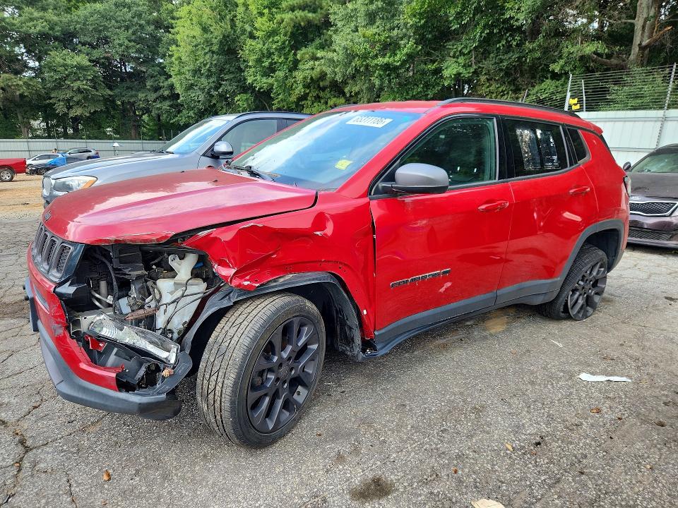 65311186 :رقم المزاد ، 3C4NJDEB9MT595217 vin ، 2021 Jeep Compass مزاد بيع