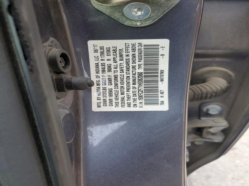 Aukcja sprzedaży 2017 Honda Civic, vin: 19XFC2F71HE062060, numer aukcji: 66026736