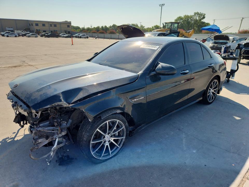 63568666 :رقم المزاد ، 55SWF8GB0HU217963 vin ، 2017 Mercedes-benz C مزاد بيع