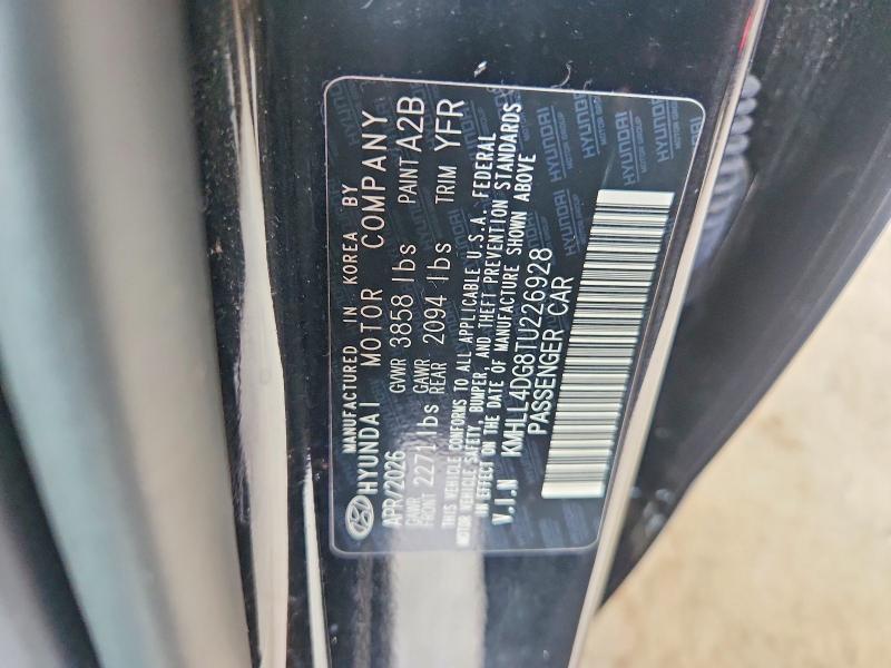 65443706 :رقم المزاد ، KMHLL4DG8TU226928 vin ، 2026 Hyundai Elantra مزاد بيع