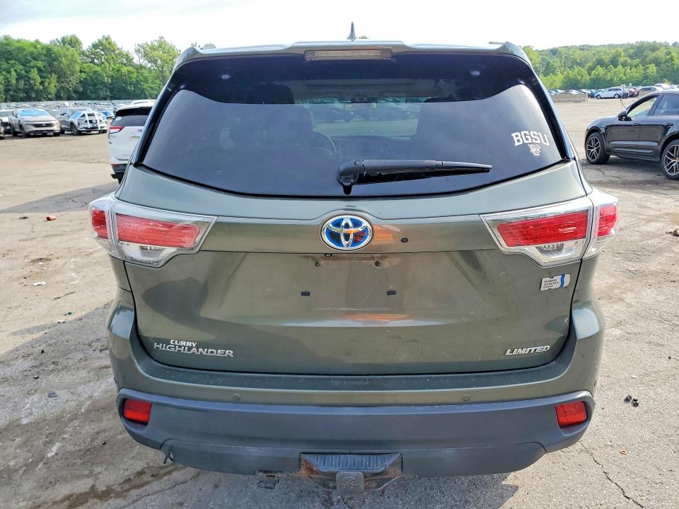 2015 Toyota Highlander Hybrid მანქანა იყიდება აუქციონზე, vin: 5TDDCRFH1FS007538, აუქციონის ნომერი: 62961696
